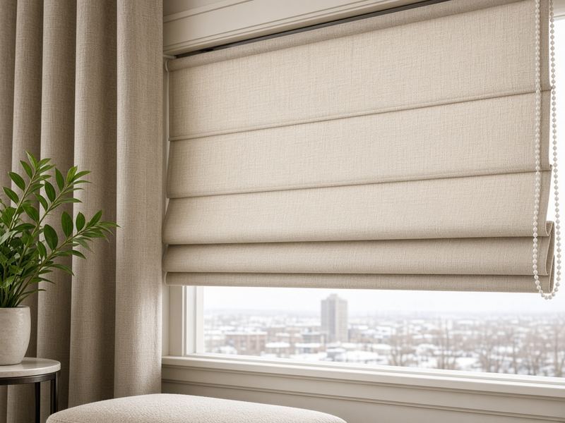 Roman blinds at Lancipounc Atelier